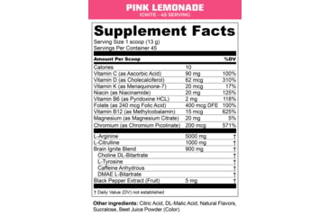 Image of MTN OPS Ignite Energy Drink, Trail Pack, Pink Lemonade, 1 Serving, 1104400301