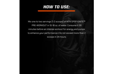 Image of MTN OPS Ignite Pre-Workout Powder