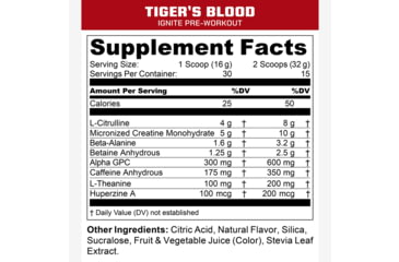 Image of MTN OPS Ignite Pre-Workout Powder