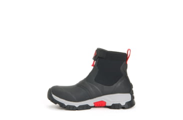 Image of Muck Boots Apex Zip Mid Boots - Mens, Black/Gray/Red, 11, AXMZ-106-BLK-110