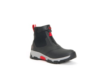 Image of Muck Boots Apex Zip Mid Boots - Men's, Black/Gray/Red, 11, AXMZ-106-BLK-110