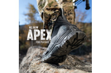 Image of Muck Boots Apex Zip Mid Boots - Men's, Brown/MOCT Camo, 9, AXMZ-MOC-CAM-090