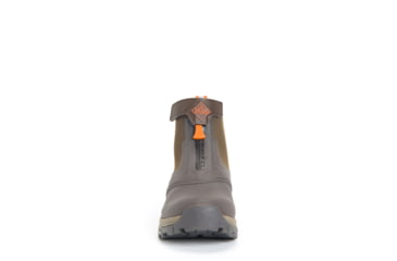 Image of Muck Boots Apex Zip Mid Boots - Mens, Dark Brown/Orange, 9, AXMZ-907-BRN-090