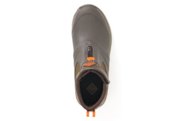 Image of Muck Boots Apex Zip Mid Boots - Mens, Dark Brown/Orange, 9, AXMZ-907-BRN-090