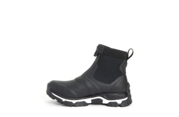 Image of Muck Boots Apex Zip Mid Boots - Womens, Black/White, 7, AXWZ-000-BLK-070