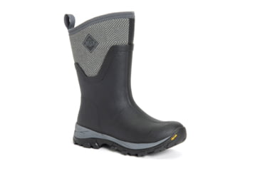 Image of Muck Boots Arctic Ice Grip A.T. Mid Boots - Women's, Black/Grey Geometric, 7, ASVMA-101-GRY-070