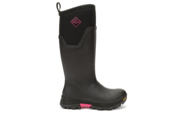 Image of Muck Boots Arctic Ice Grip A.T. Tall Boots - Womens, Black/Hot Pink, 7, ASVTA-404-PNK-070