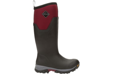 Image of Muck Boots Arctic Ice Grip A.T. Tall Boots - Womens, Black/Maroon, 6, ASVTA-600-RED-060