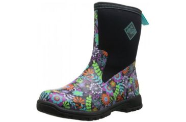 Image of Muck Boots Breezy Mid Rubber Boot - Womens-Black-Medium-5, Black, 5 muk0016-Black-Medium-5