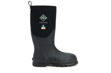 Image of Muck Boots Chore Fleece CSA Steel Toe Tall Boots - Mens, Black, 11, CHF-CSAA-BLK-110