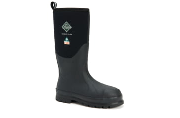 Image of Muck Boots Chore Fleece CSA Steel Toe Tall Boots - Men's, Black, 11, CHF-CSAA-BLK-110