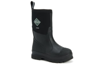 Image of Muck Boots Chore Mid Wateproof Rubber Work Boot - Men's, Black, 5, CHM-000A-BL-050