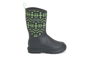 Image of Muck Boots Element Boots - Kids, Gray/Green, Youth, 7, KEL-GLO-GRY-C70