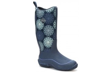 Image of Muck Boots Hale Rubber Boot - Women's-Navy Snowflake-Medium-10