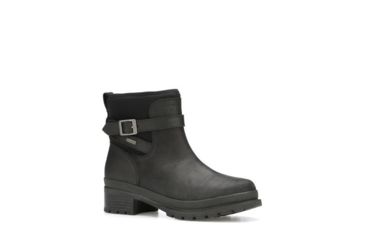 Image of Muck Boots Liberty Waterproof Ankle Leather Boots - Womens, Black, 5 LWK-000-BLK-050