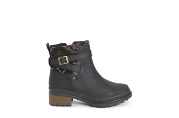 Image of Muck Boots Liberty Waterproof Ankle Zip Boots - Womens, Black, 9.5, LWKS-1HRS-BLK-095