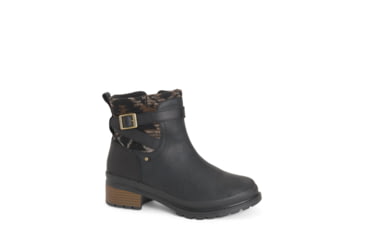 Image of Muck Boots Liberty Waterproof Ankle Zip Boots - Women's, Black/Horse Blanket, 9.5, LWKS-1HRS-BLK-095