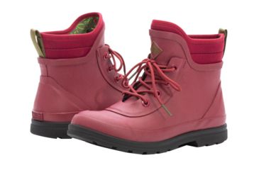 Image of Muck Boots Muck Originals Lace Up Boots - Womens, Berry, 11, OLW-600-RED-110
