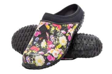 Image of Muck Boots Muckster II Clog - Womens, Night Floral, 8, WMC-001-BLK-080