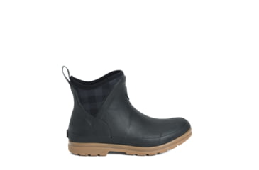 Image of Muck Boots Originals Ankle Boot - Womens, Black/Plaid/Gum, 6, OAW-1PLD-BLK-060