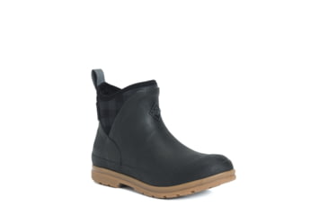 Image of Muck Boots Originals Ankle Boot - Women's, Black/Plaid/Gum, 6, OAW-1PLD-BLK-060