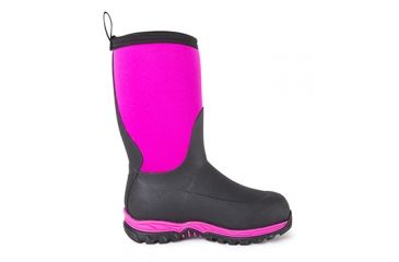 Image of Muck Boots Womens Tack Ii Tall Equestrian Work Boot, Black, Hot Pink, 10, TK2H404010