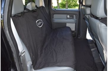 Image of Mud River 7771 2 Barrel Double Seat Cover, Black/Gray, Reg 56 x 68in, 18605