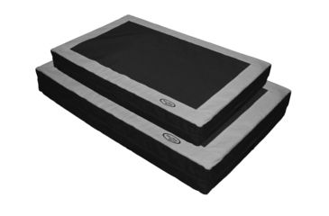 Image of Mud River Memory Foam Dog Bed, Regular, Black, 18552