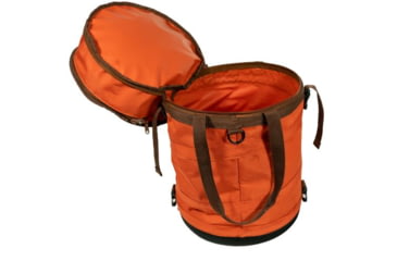 Image of Mud River MR Magnum Feed And Retrieve Food Bucket, Orange, 18399