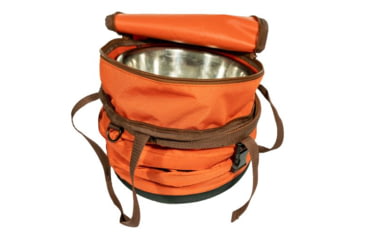 Image of Mud River MR Magnum Feed And Retrieve Food Bucket, Orange, 18399