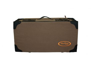 Image of Mud River The Frisco-Brown-wax canvas Travel Dog Bed, Brown MR2024