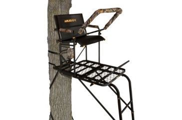 Image of Muddy Boss Hawg Ladderstand, Black/Camo MLS1600