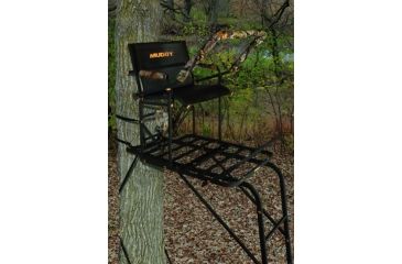 Image of Muddy Boss Hawg Ladderstand, Black/Camo MLS1600