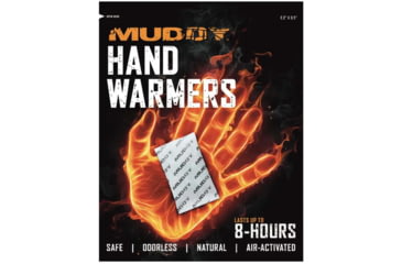 Image of Muddy Hand Warmer, 40 Cound, White, MUD-DHW-PDQ