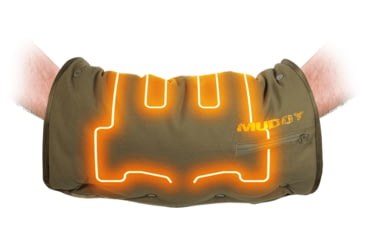 Image of Muddy Nucleus Heated Hand Muff and Seat, Brown Clay, One Size, MUD-HT-HM-CL