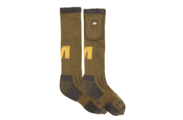 Image of Muddy Nucleus Heated Socks - Mens, Brown Clay, LARGE/XL, MUD-HT-SOCK-CL-LXL