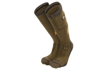 Image of Muddy Nucleus Heated Socks - Mens, Brown Clay, LARGE/XL, MUD-HT-SOCK-CL-LXL