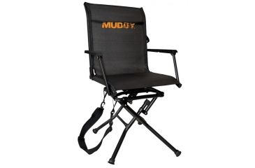 Image of Muddy Swivel-Ease Ground Seat, includes Shoulder Carry Strap, Black MGS400