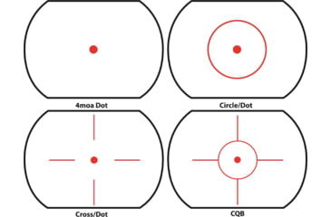 Image of Mueller Optical 33mm Quick Shot 1MOA 3.25in Waterproof Red Dot Scope, Black