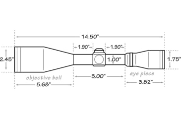 Image of Mueller Optics 4-16 x 50mm Adjusted Objective Tactical Rifle Scope, MT41650IGR