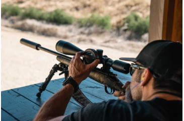 Image of Mueller Optics 40x56 Side Focus Target Dot Rifle Scope, Matte Black, MU4056