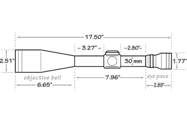 Image of Mueller Optics 40x56 Side Focus Target Dot Rifle Scope, Matte Black, MU4056