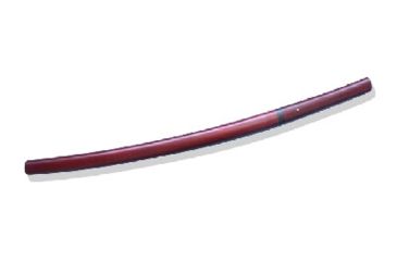 Image of Musashi 38in Carbon Steel Katana Blade With Bo-Hi, Lacquered Gloss Redwood Style Saya, SS079