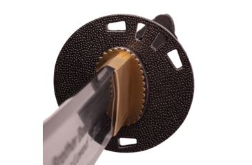 Image of Musashi Budds Sword, 27in Carbon Steel Hand Forged Katana Blade, Black Wood Saya, SS028BK-2C