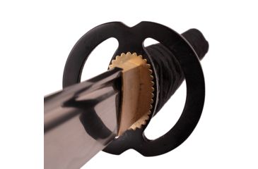 Image of Musashi Carbon Steel Katana Blade With Bo-Hi, Saya Black Mat Finish, SS192BK