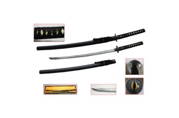 Image of Musashi Hand Forged Samurai Sword - Ss034B, 1045 High Carbon Steel Blade, Ray Skin Handle, SS034B