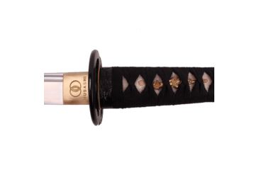 Image of Musashi Katana, 28.5in High Carbon Steel Blade, Wood High Polish Piano Finish - Deep Blue Color, SS783BL