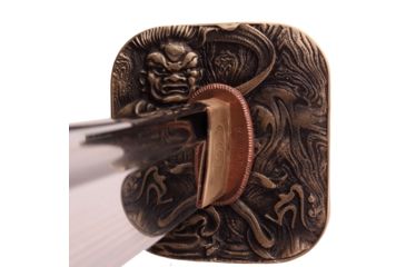 Image of Musashi Katana, 29.5in 1095 Steel With Water Temper Process Blade, Real Ray Skin Wrapped Grip And Black Cotton Cord Wrap, SS761-2A