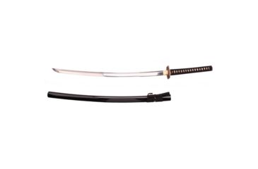 Image of Musashi Katana, 29.5in 1095 Steel With Water Temper Process Blade, Real Ray Skin Wrapped Grip And Black Cotton Cord Wrap, SS761-2A