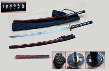 Image of Musashi Musha Hand Forge Samurai Sword, SS797BD